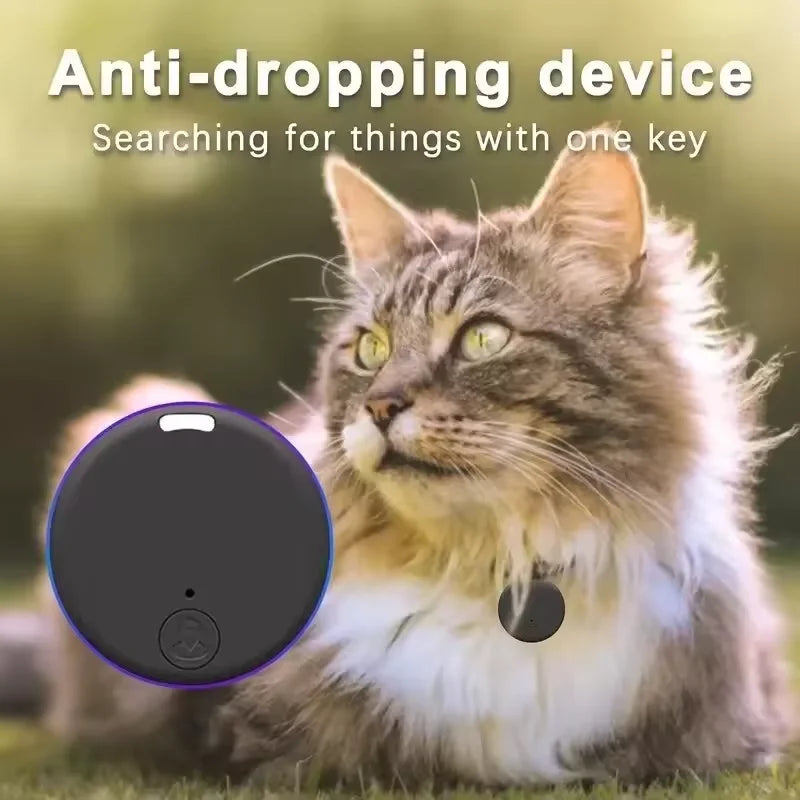 Smart Mini GPS Tracker - Anti-Lost Bluetooth Locator for Pets, Kids, and Valuables