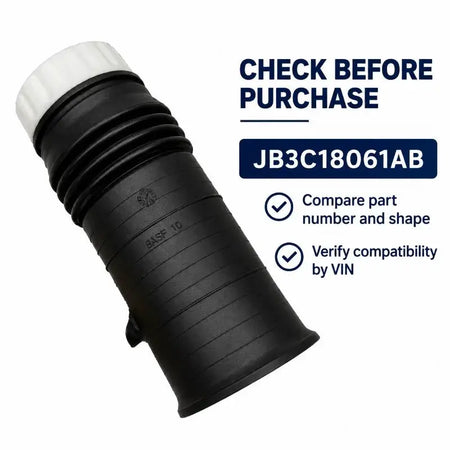 JB3Z18198A Front Strut Shock Absorber Dust Boot Cover for Ford Ranger T6 PX Everest 2018-2023 by InterCyprus Trading Ltd