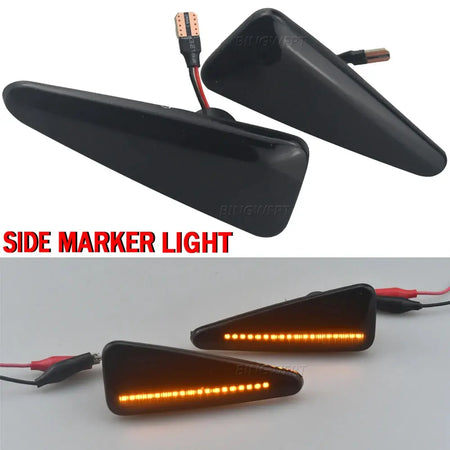 2PCS Dynamic LED Side Marker Light Turn Signal Blinker Lamp For Dacia Logan Sandero I Renault Symbol MK2 Thalia 2008-2012 by InterCyprus Trading Ltd