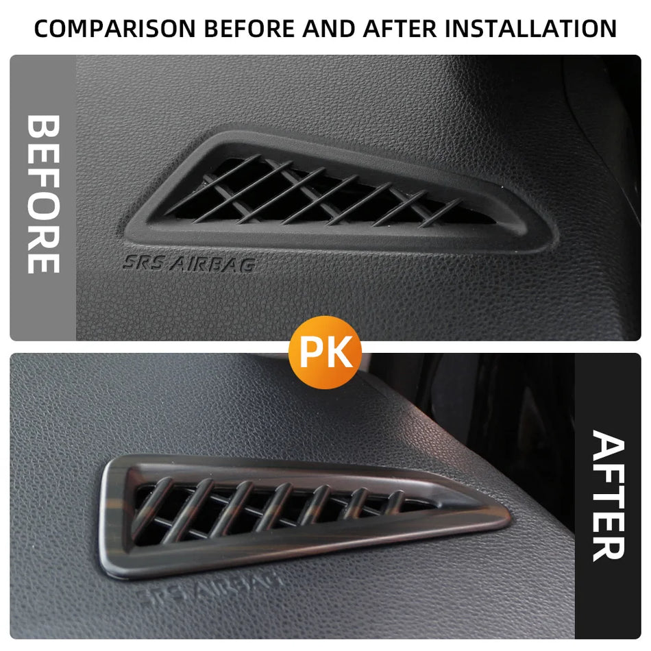 Pokrov okvira ventilacije klima uređaja Toyota Corolla Cross XG10 Hybrid ABS mat srebrna