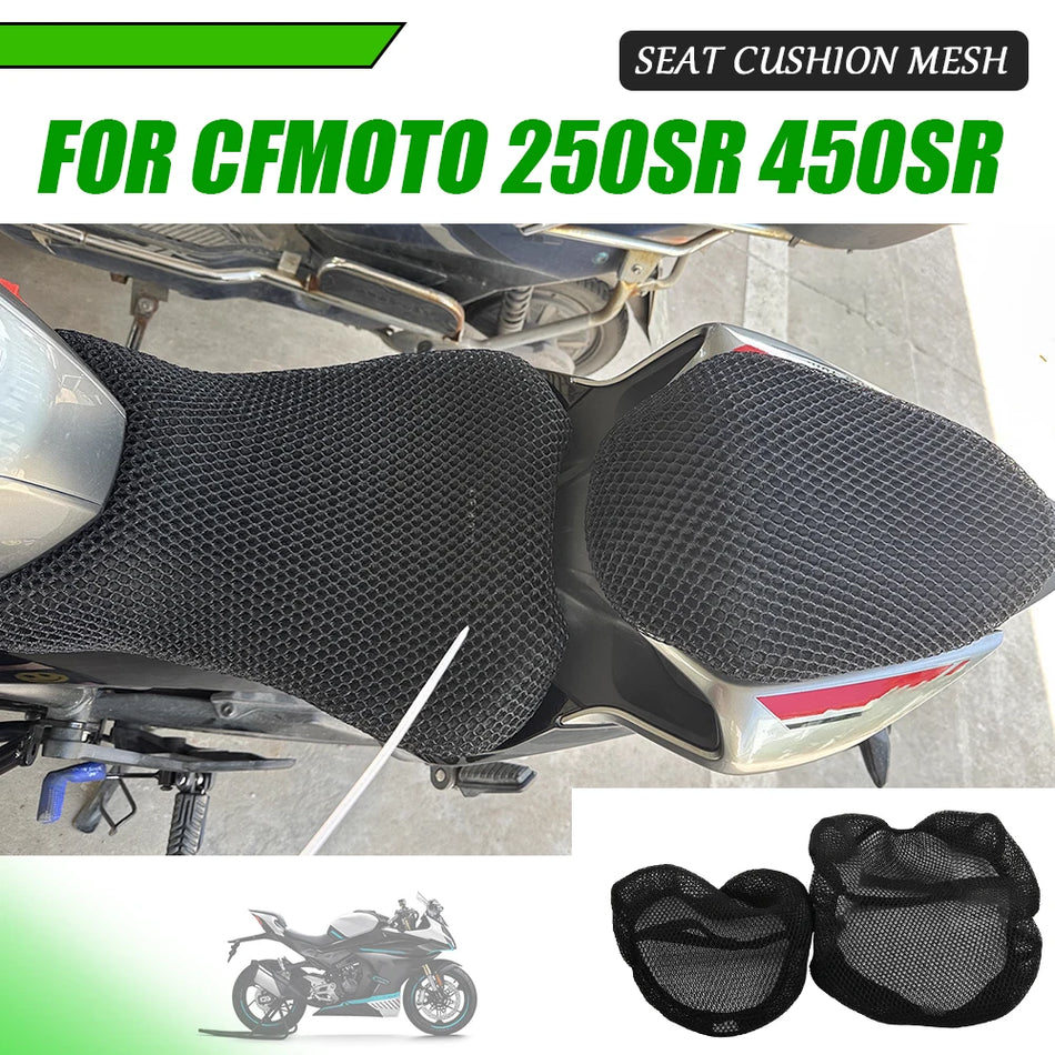 Чехол на сиденье CF Moto 450SR с 3D-сеткой и термозащитой