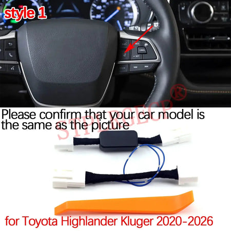 Car Lane Keeping Assist Automatic Shut Off Device for Toyota Highlander Kluger XU70 2020-2026 LTA LDA Function Default Off Cable by InterCyprus Trading Ltd