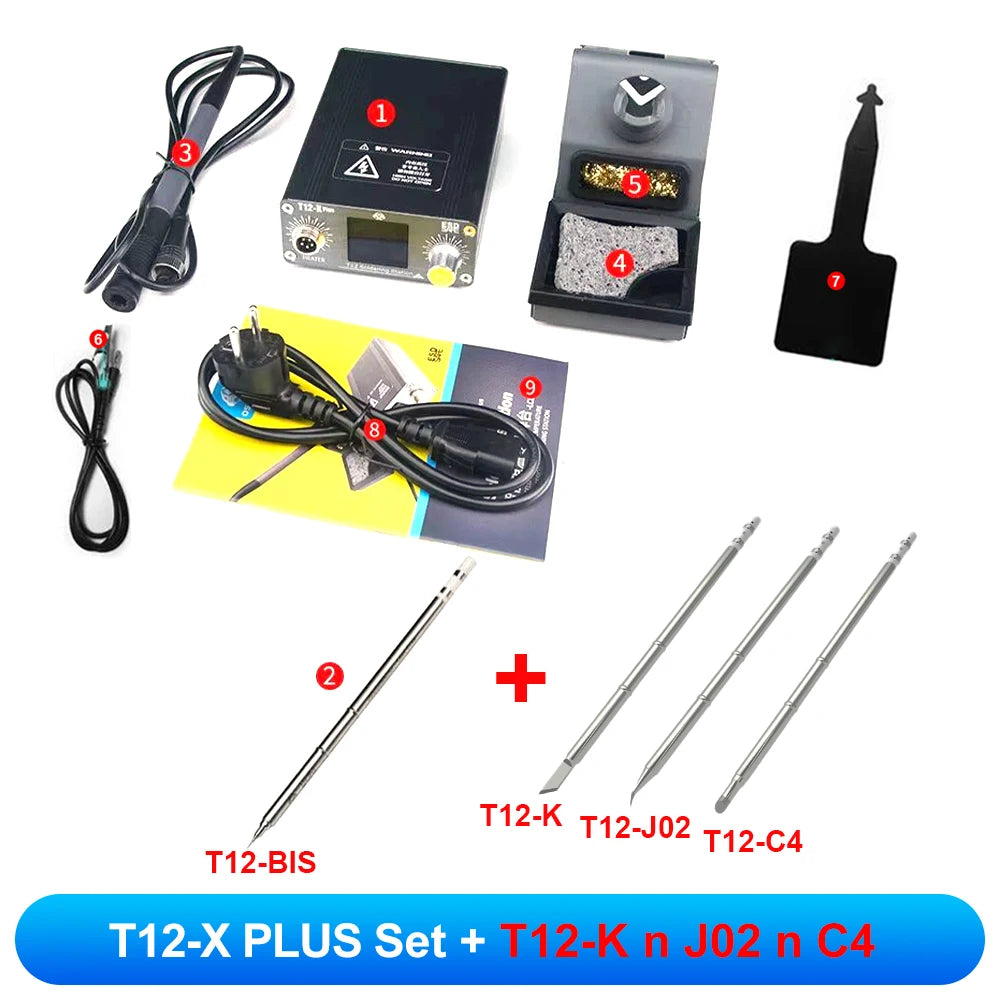 OSS T12-X Plus Solder Station 75W &ndash; Constant Temperature Add T12-K-J02-C4