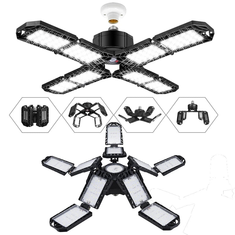 Powerful Garage LED Lamp &ndash; Bright 15000 Lumen Industrial Lighting