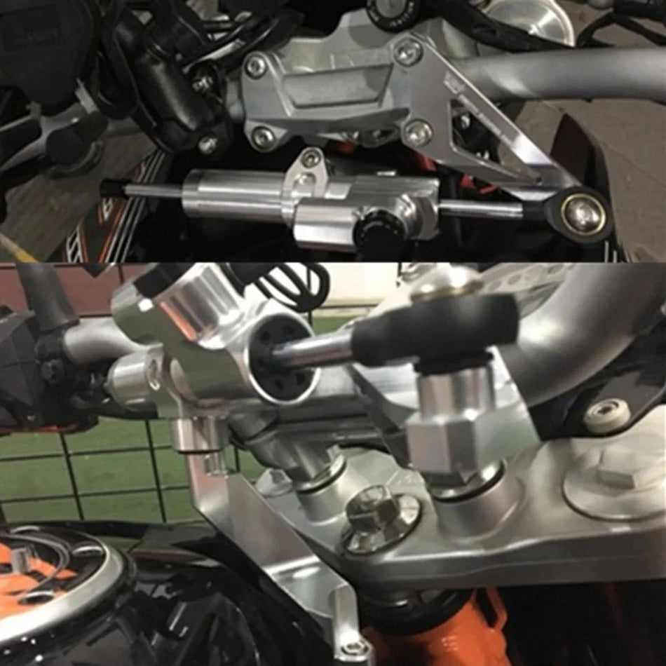 KTM Duke stuurdemper stabilisator voor Duke 125/200/390, montagesteun