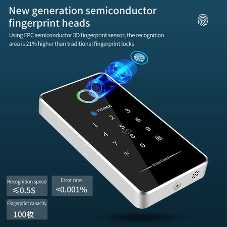 MJ02 Alloy &ndash; Bluetooth Fingerprint NFC Access Control
