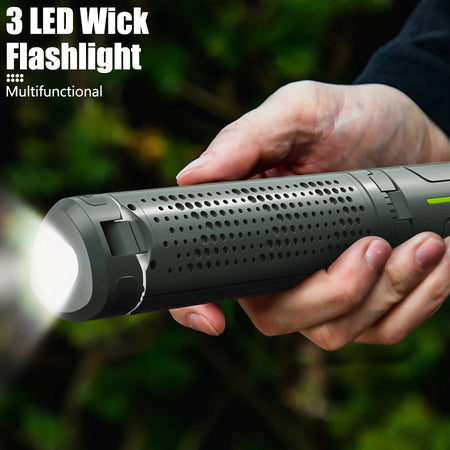 Folding Camping Light &ndash; Waterproof Power Bank with Telescopic Design