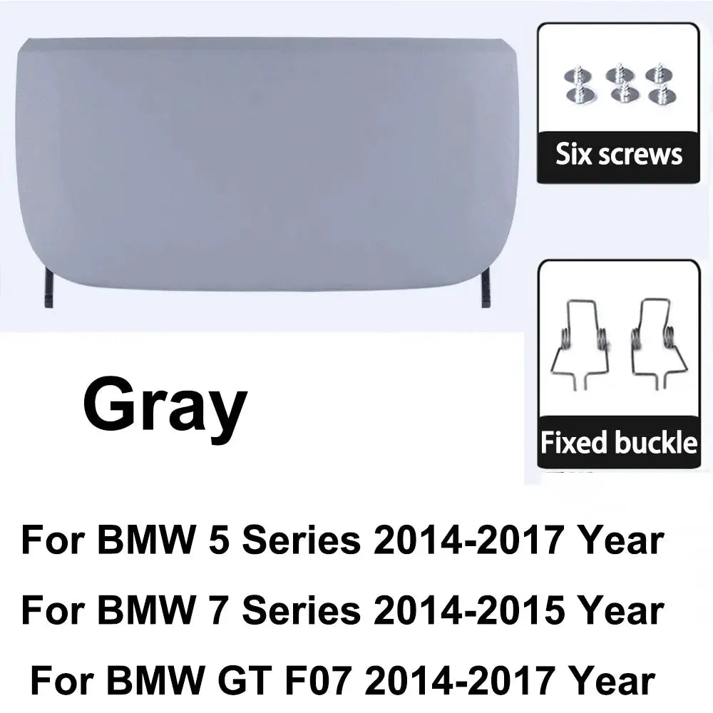 For BMW 5 7 GT Series 2009-2017 F10 F11 F01 F02 F07 Car Seat Back Panel Leather Backrest Storage Pocket Cover by InterCyprus Trading Ltd