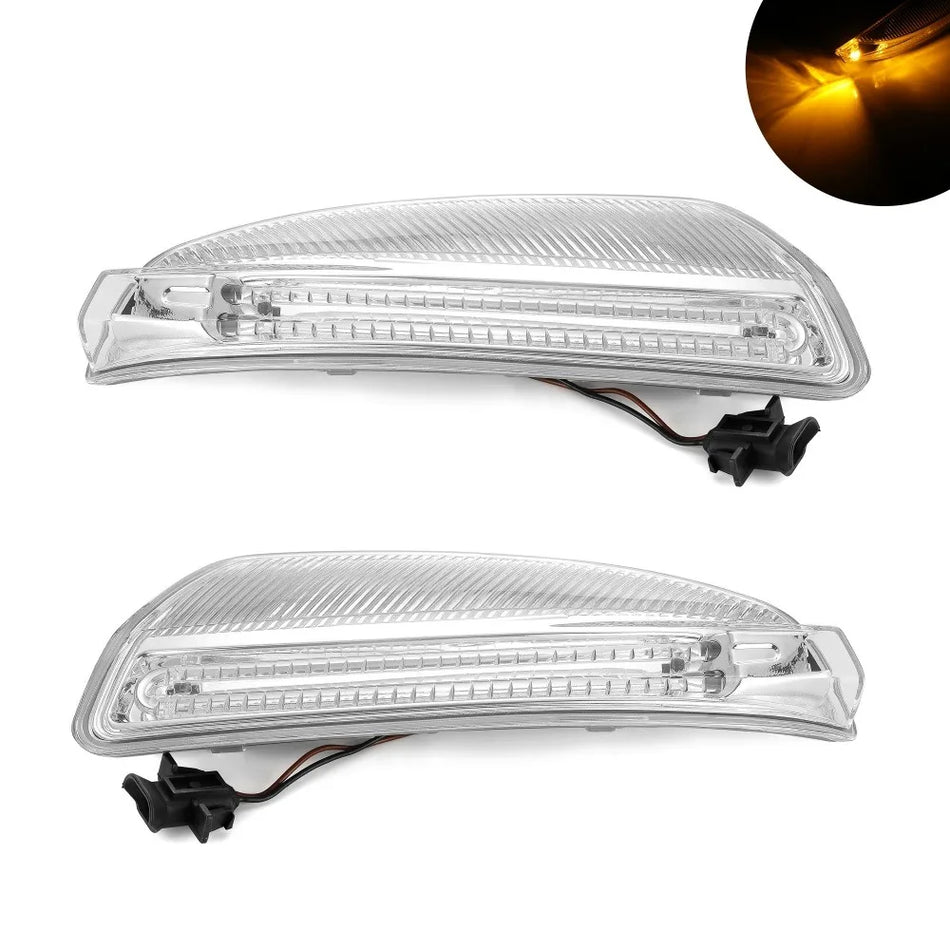 Išorinis LED Veidrodėlio Posūkio Signalo Šviesa Mercedes-Benz C-Klasė W204/S204 2007-2011
