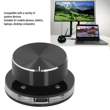 USB Volume Control Knob &ndash; 360 Degree Rotating RGB Light Default Title