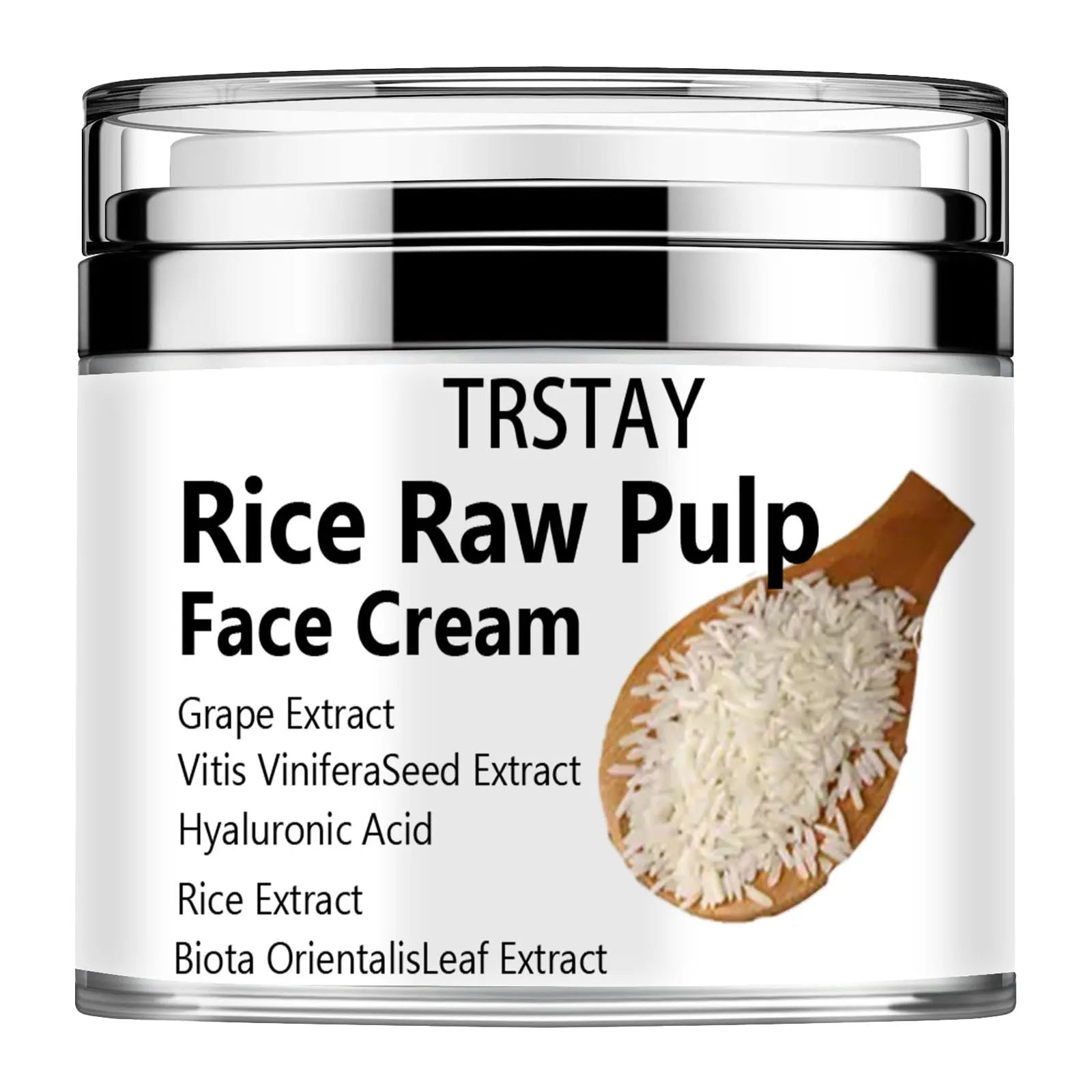 TRSTAY Rice Cream Moisturizer for Pore Shrinking and Anti-Aging 30G
