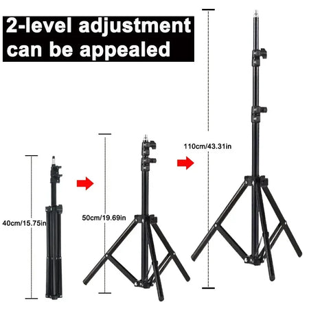 DITONG 110cm Portable Projector Tripod - Adjustable &amp; Lightweight Stand