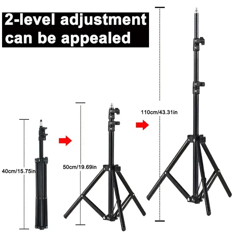 DITONG 110cm Portable Projector Tripod - Adjustable &amp; Lightweight Stand