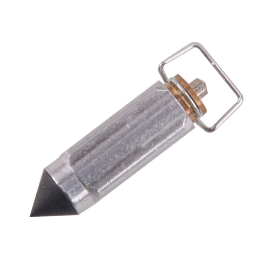 Carburetor Float Needle Set for Suzuki YMH Motorcycle Metal Silver Finish, Precision Made