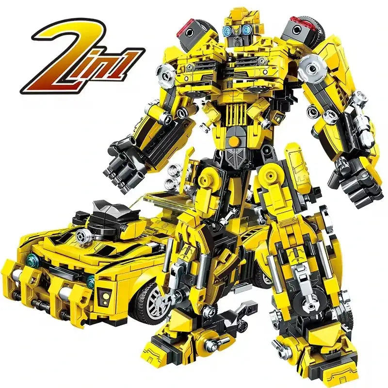 ToylinX 478pcs Transforming 2in1 Robot Truck Set For Kids