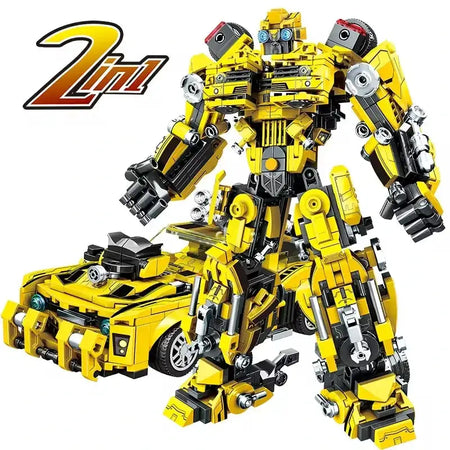 ToylinX 478pcs Transforming 2in1 Robot Truck Set For Kids