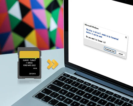 Map Sat Nav Update Focus B Max C Max 2022 &ndash; Europe SD