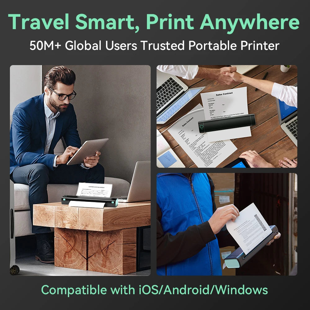 Phomemo M08F Wireless Thermal A4 Printer &ndash; Portable Labeler