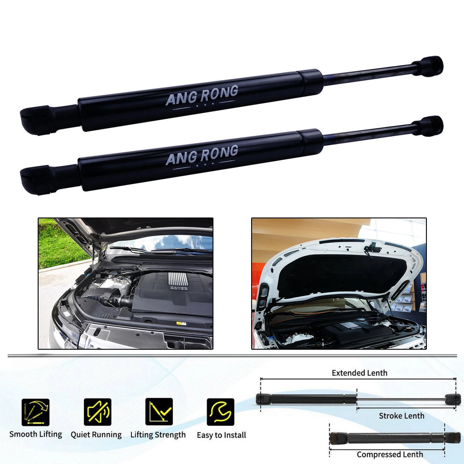Range Rover L322 MK3 Front Bonnet Hood Gas Struts, Carbon Steel