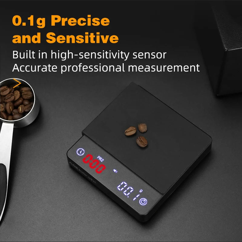 AliKisscafe Espresso Scale AK001 &ndash; 0.1g Precision Compact