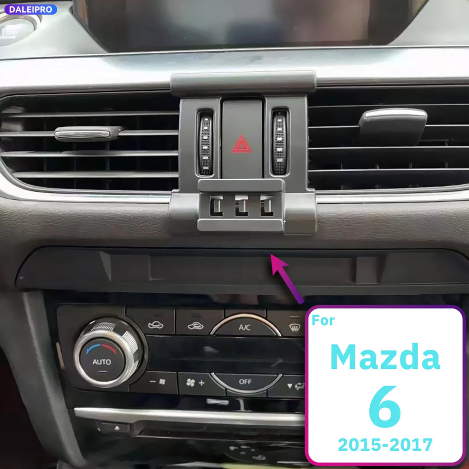 Auto Handyhalter Basis mit ABS und 66W Ladefunktion für Mazda 6 (2015-2017)