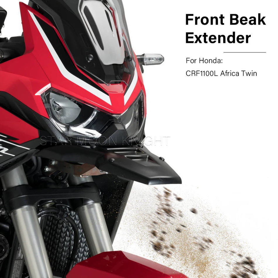 Honda CRF1100L Africa Twin Priekšējais Pīķa Paplašinātājs Ar Ūdensizturīgu Vāku ABS Plastmasa Tērauds