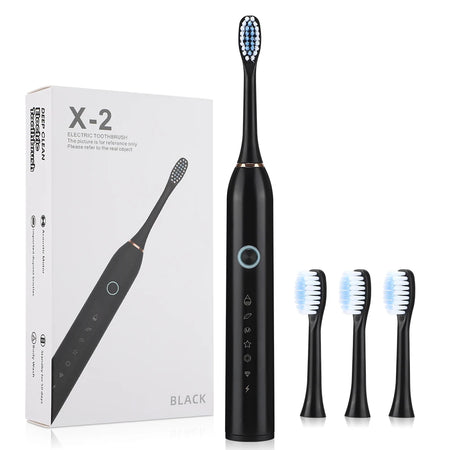 Hailicare Electric Toothbrush &ndash; Long Battery Life Whitening black