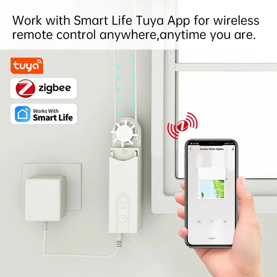RSH Zigbee Solar-Powered Smart Blinds Motor