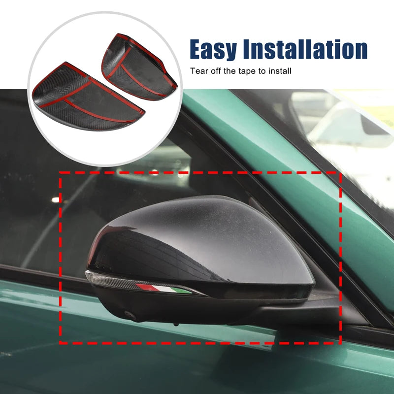 Κάλυμμα Καθρέφτη από Πραγματικό Άνθρακα για Alfa Romeo Tonali 2022