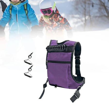 Kids Ski Harness Training Gear &ndash; Lightweight Ski Harness PURPLE