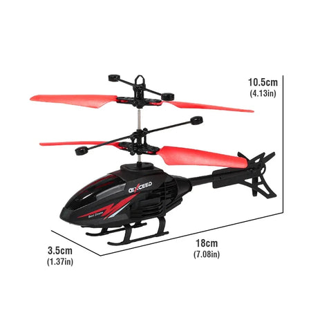 RC Helicopter 2Ch Induction Interaction &ndash; Flashing Lights