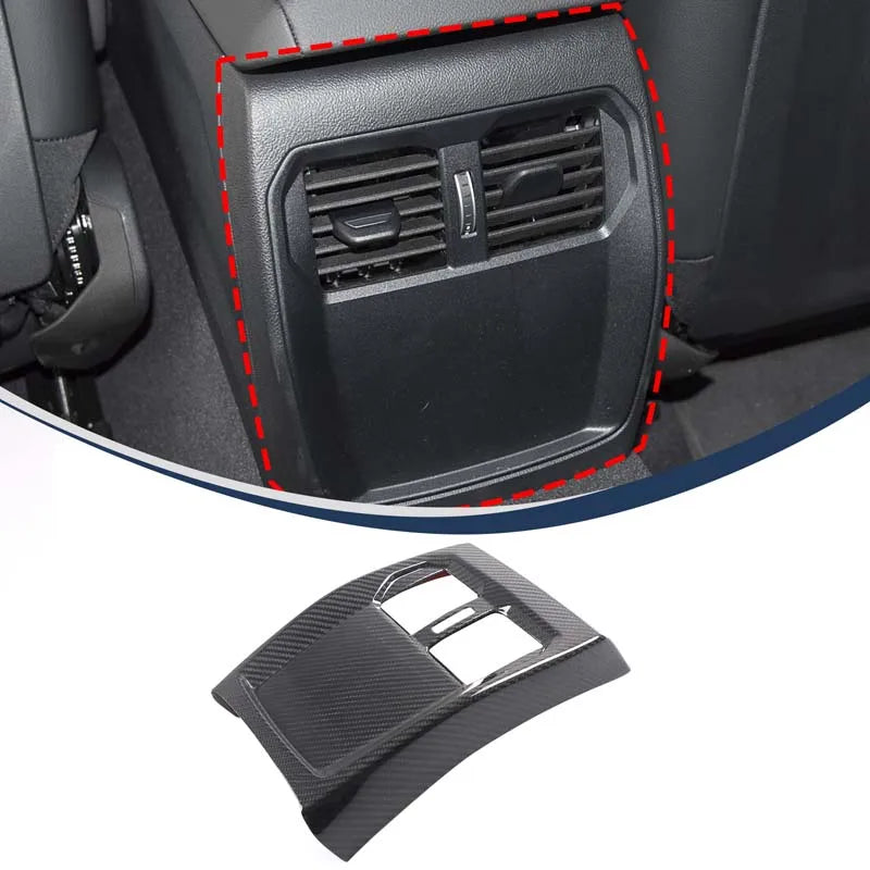 Cornice della presa d'aria posteriore in vera fibra di carbonio per BMW Serie 4 G22 G23 G26