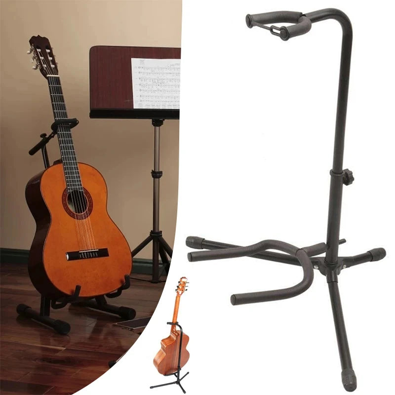 Vertical Guitar Stand Foldable &ndash; Neck Support and Display