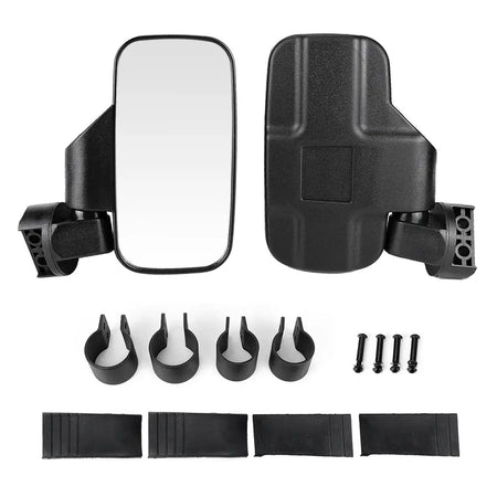 Side Mirror Compatible with Most UTVs with 1.75"/2" Coiled Tubing for Can-AM Maverick for Kawasaki for Honda Pioneer UTV ATV by InterCyprus Trading Ltd