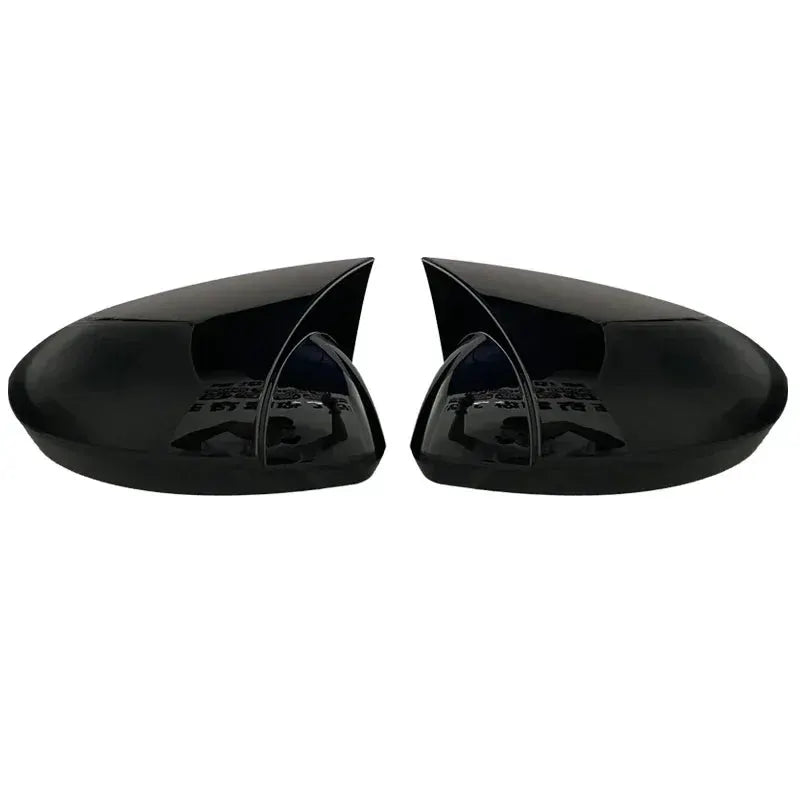 2 Pieces ABS Plastic Bat Wing Mirror Covers Caps Rearview Mirror Case Cover Gloss Black Car Accessories For Renault Megane 4 MK4 by InterCyprus Trading Ltd