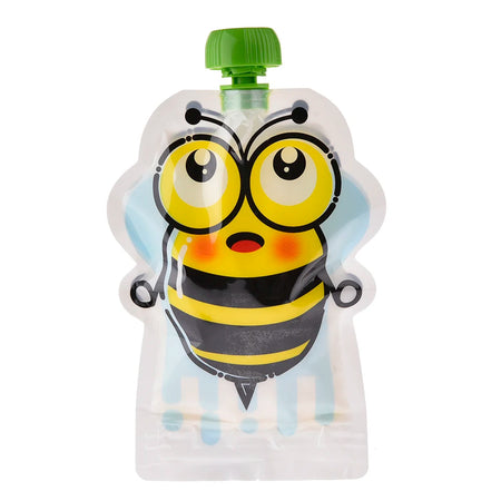 BPA-Free Double Zipper Breast Milk Storage Bag | Reusable &amp; Sealed 1 PC honeybee
