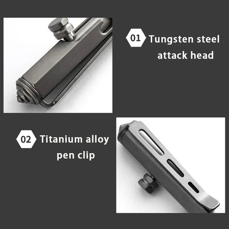 Multi-Functional Titanium Alloy Tactical Pen &ndash; Self Defense