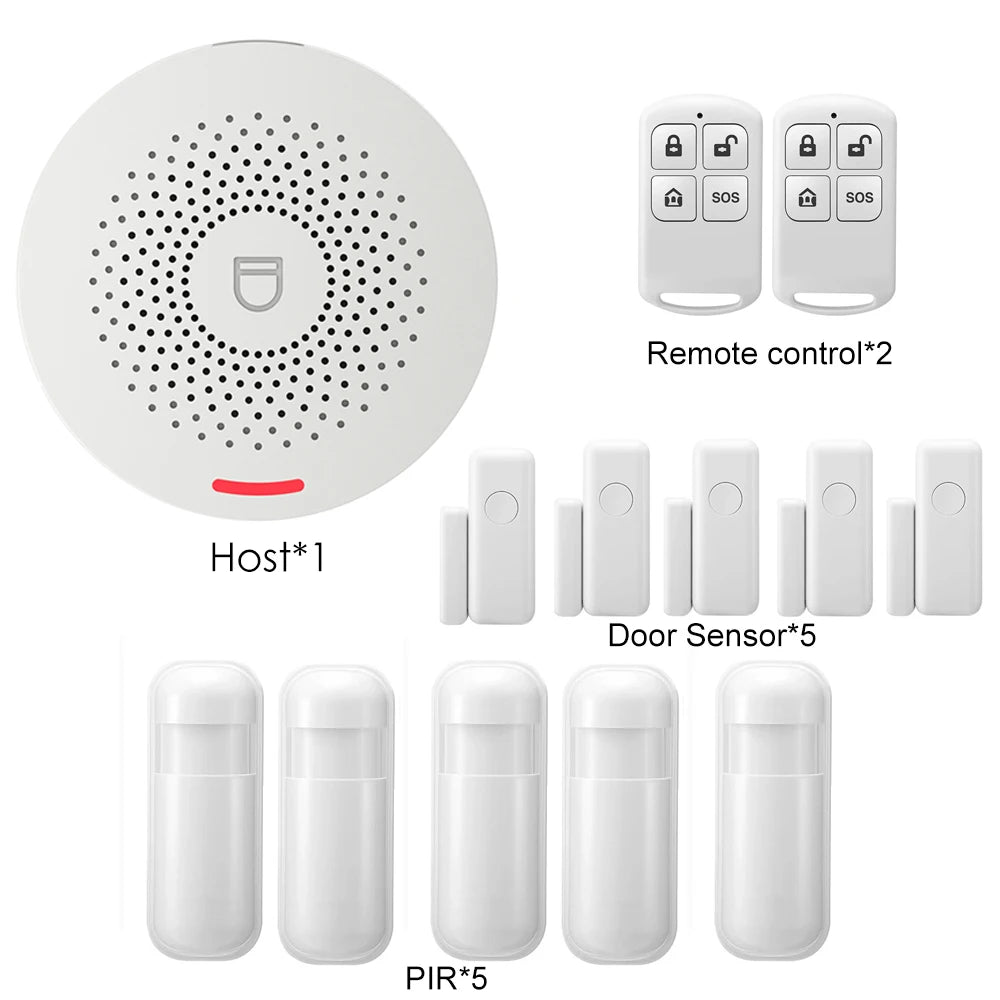 Tuya Smart Home Security Alarm Hub Kit &ndash; Sound Alerts I / EU Plug