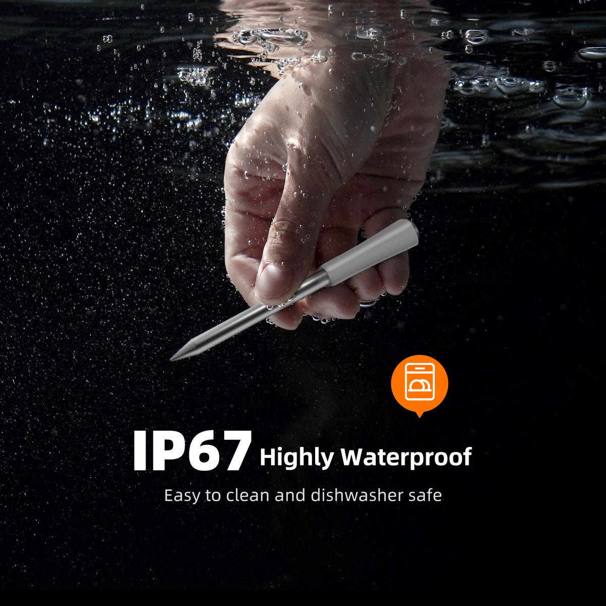 INKBIRD INT-11I-B Mini Wireless Meat Thermometer &ndash; Fast Read