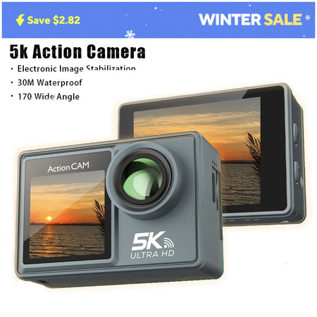 M40 5K Action Camera &ndash; 4K60FPS Anti-Shake Technology