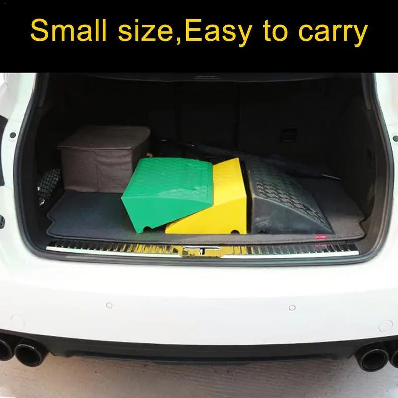 Car Threshold Ramp Plastic Curb Ramp &ndash; Textured Surface