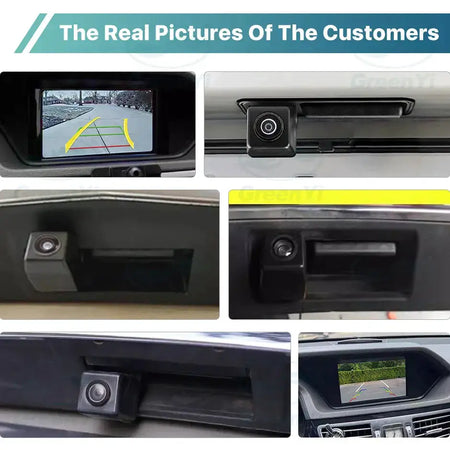 CVBS AHD 1080P Car Rear View Trunk Handle Camera For Mercedes Benz B Class W246 B180 B200 W212 E Class W207 C/CLC W203 E200 by InterCyprus Trading Ltd
