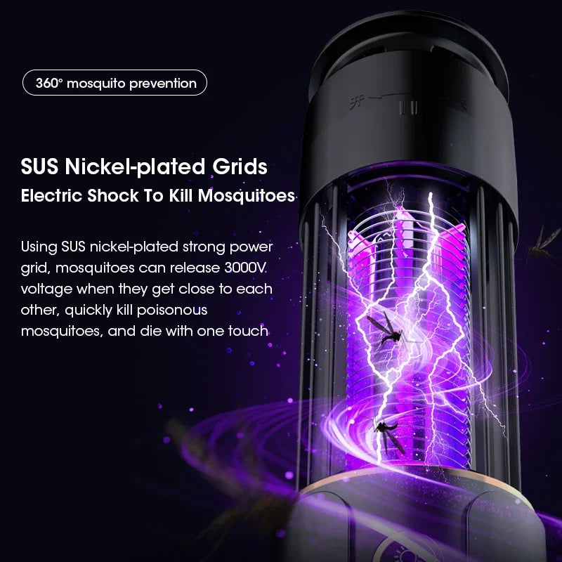 Mosquito Killer Lamp Fly Trap Lantern - USB Timed Light