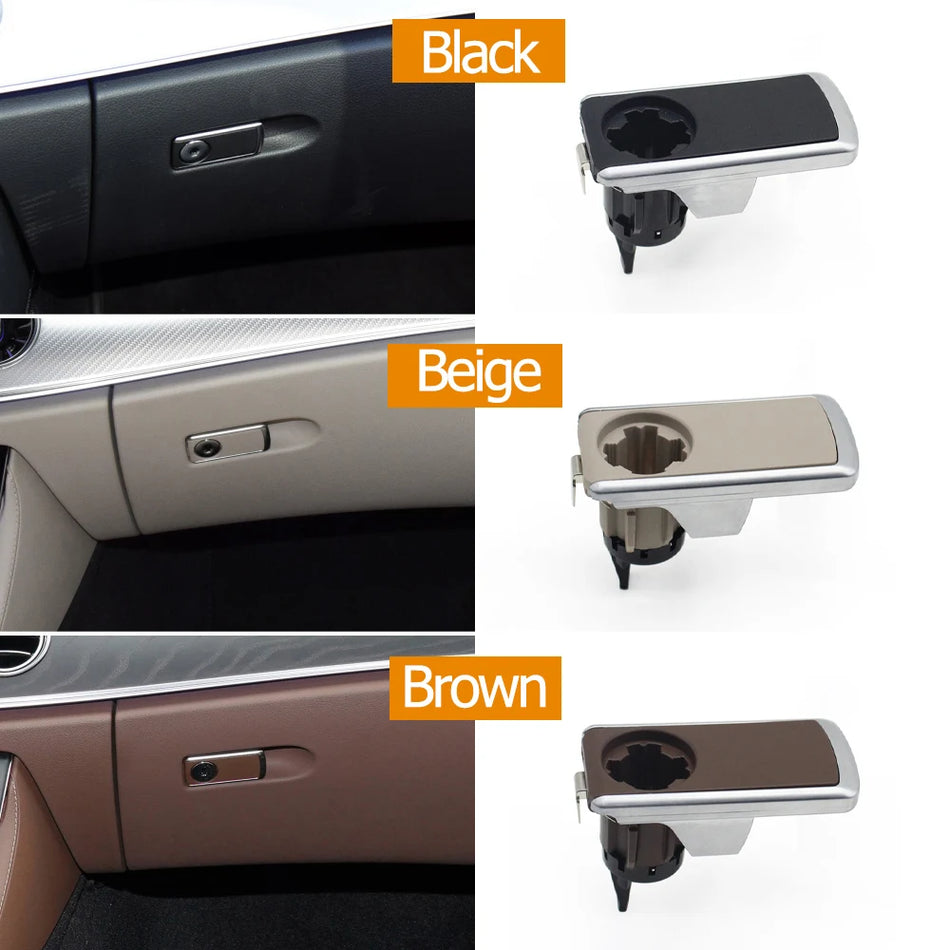 Mercedes Benz E Class Dashboard Toolbox Latch Handle Glove Box Cover PC ABS
