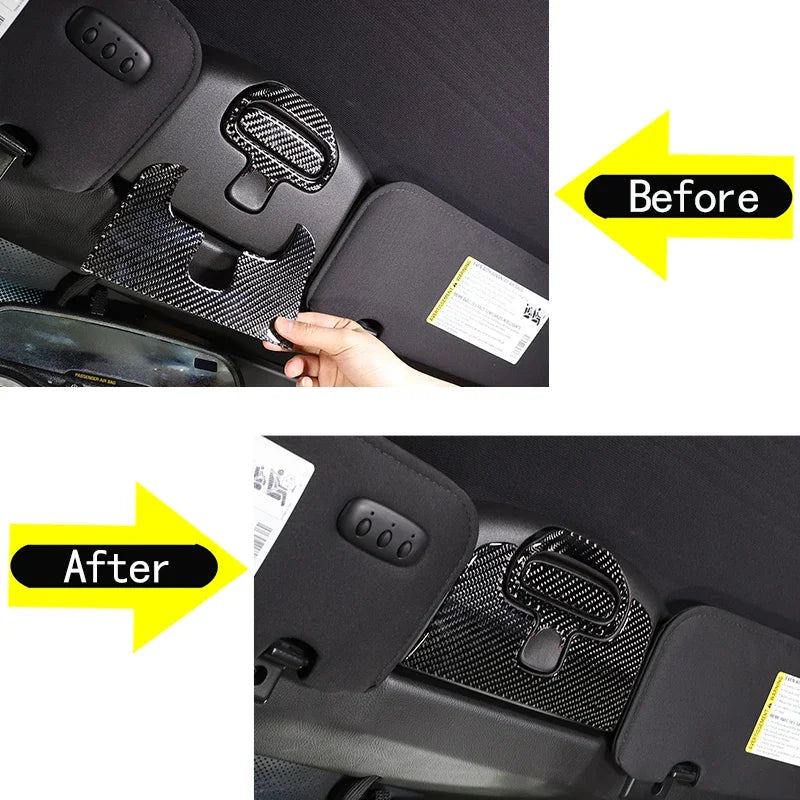 Chevrolet Corvette C6 kolfiber låspanel dekorationsdekal