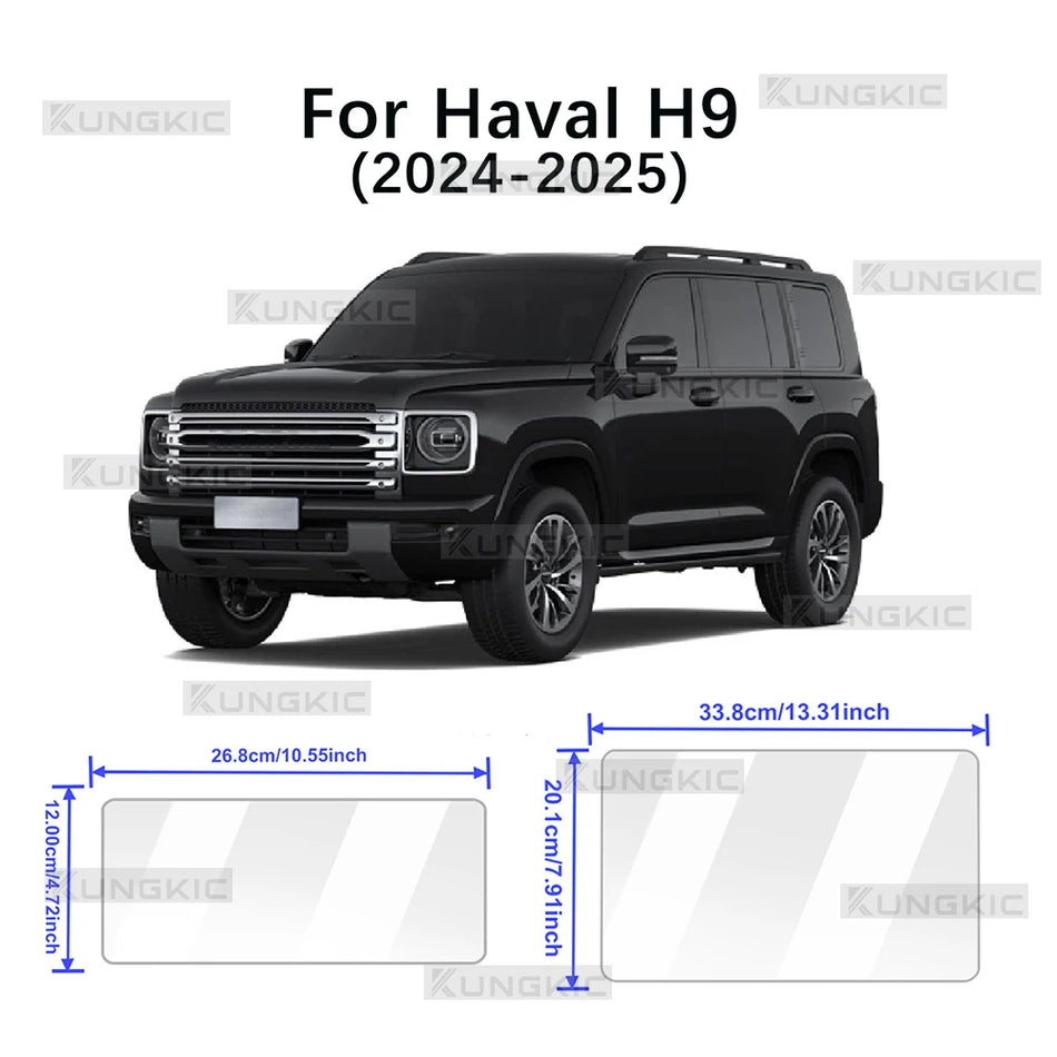 Tempered Glass Screen Protector Film for Haval H9 2024 2025 2026