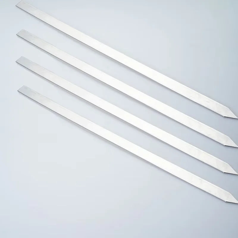 Premium 50cm Stainless Steel BBQ Skewers for Perfect Grilling 4pc