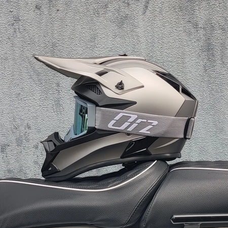 ORZ Off Road Helmet - Unisex Full Face Safety DOT Approved 14 / M