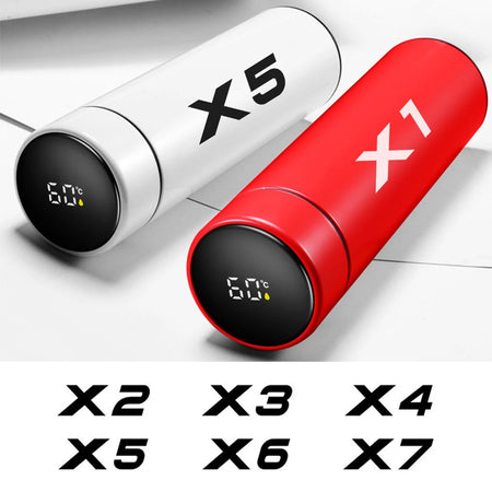 Car Insulated Cup Smart Thermos Bottle - LED Temp Display