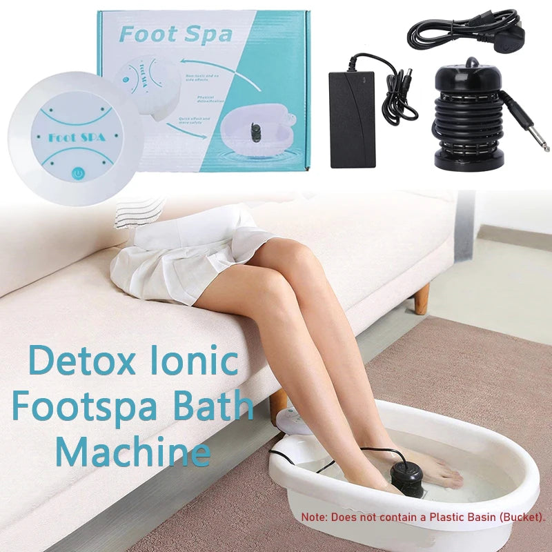 Detox jonisk fotspa massager med vibrationsterapi